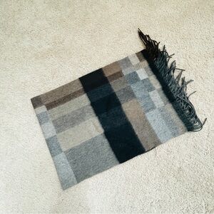 Vintage Raffi 100% Cashmere Extra long 80”x12” Fringe Scarf NWOT